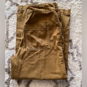 Anthropologie brown wide leg bottoms